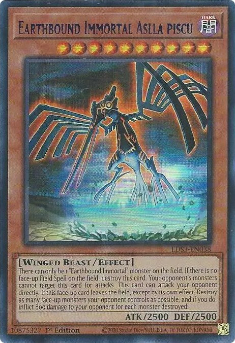 Earthbound Immortal Aslla piscu (Blue) [LDS3-EN038] Ultra Rare | Odin's Place
