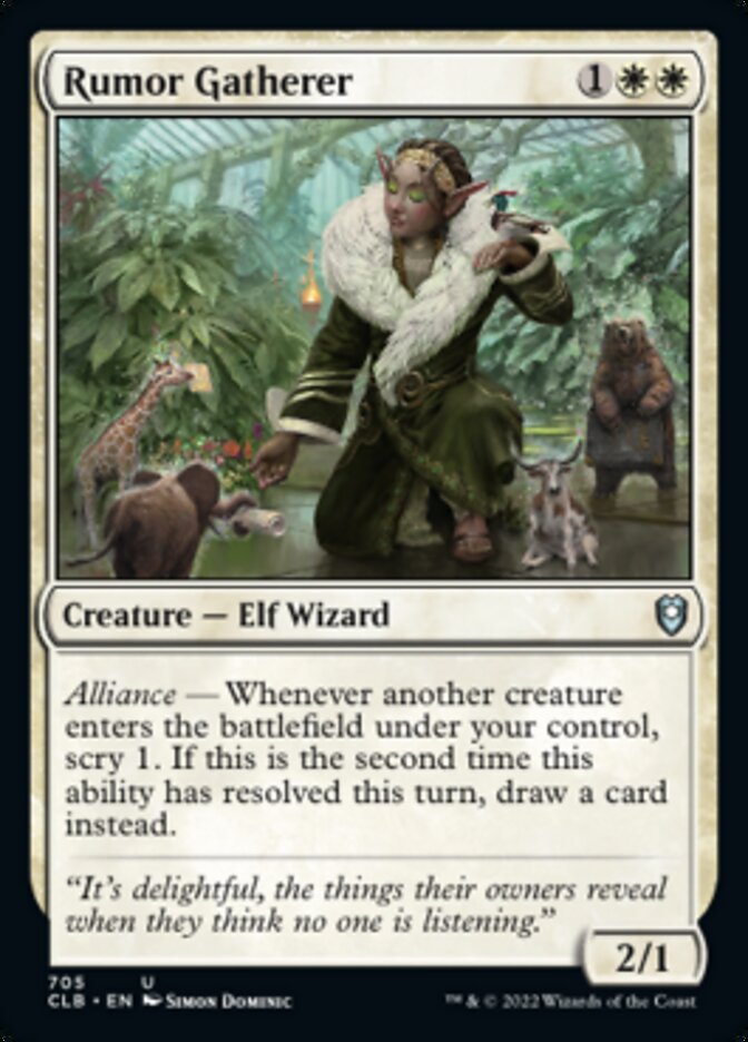 Rumor Gatherer [Commander Legends: Battle for Baldur's Gate] | Odin's Place