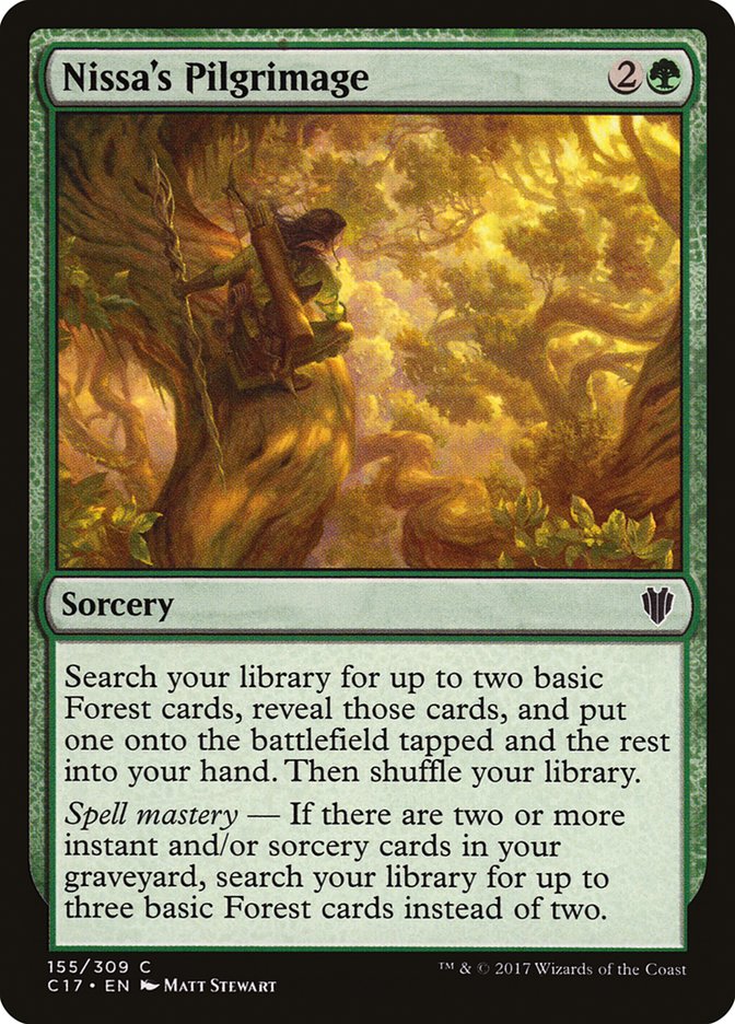 Nissa's Pilgrimage (155) [Commander 2017] | Odin's Place