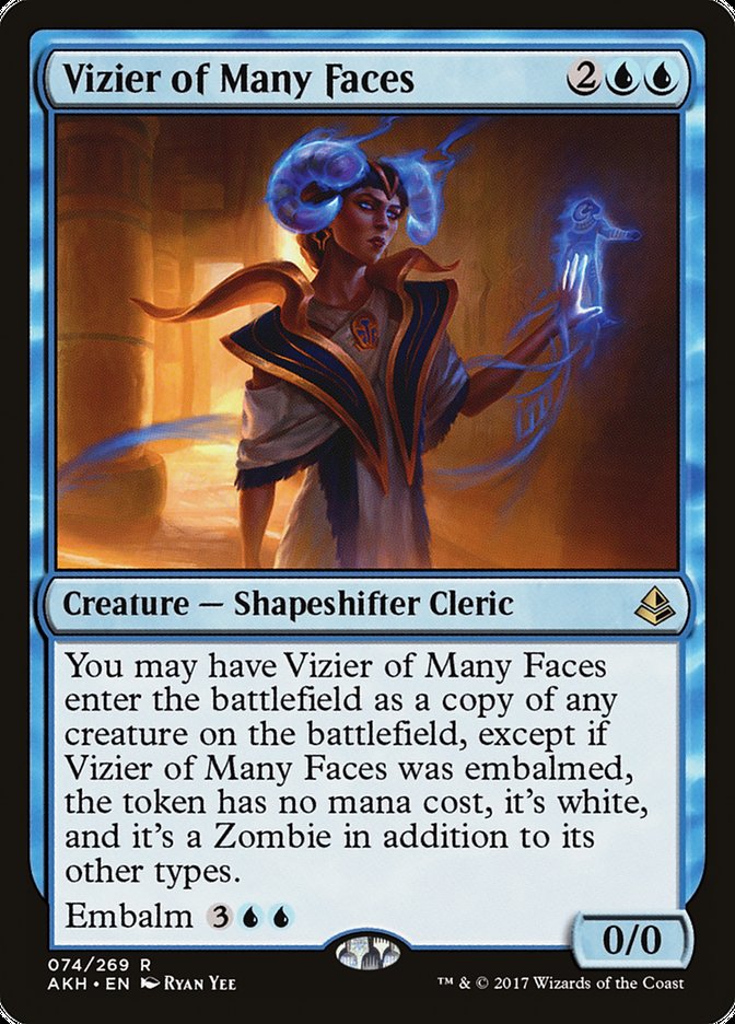 Vizier of Many Faces (74) [Amonkhet] | Odin's Place