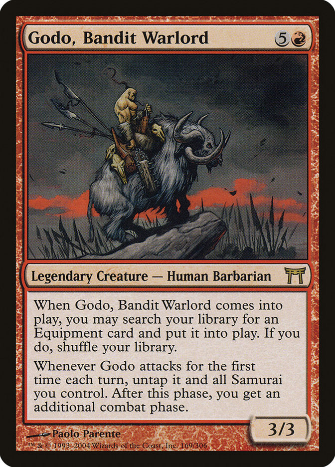 Godo, Bandit Warlord (169) [Champions of Kamigawa] | Odin's Place