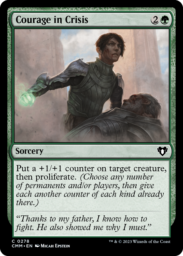 Courage in Crisis [Commander Masters] | Odin's Place
