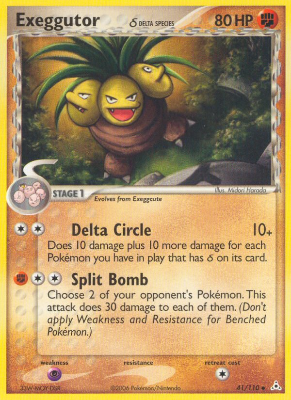 Exeggutor (41/110) (Delta Species) [EX: Holon Phantoms] | Odin's Place