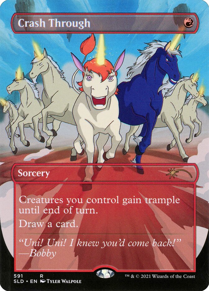 Crash Through (Borderless) [Secret Lair Drop Promos] | Odin's Place