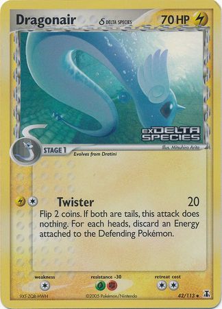 Dragonair (42/113) (Delta Species) (Stamped) [EX: Delta Species] | Odin's Place
