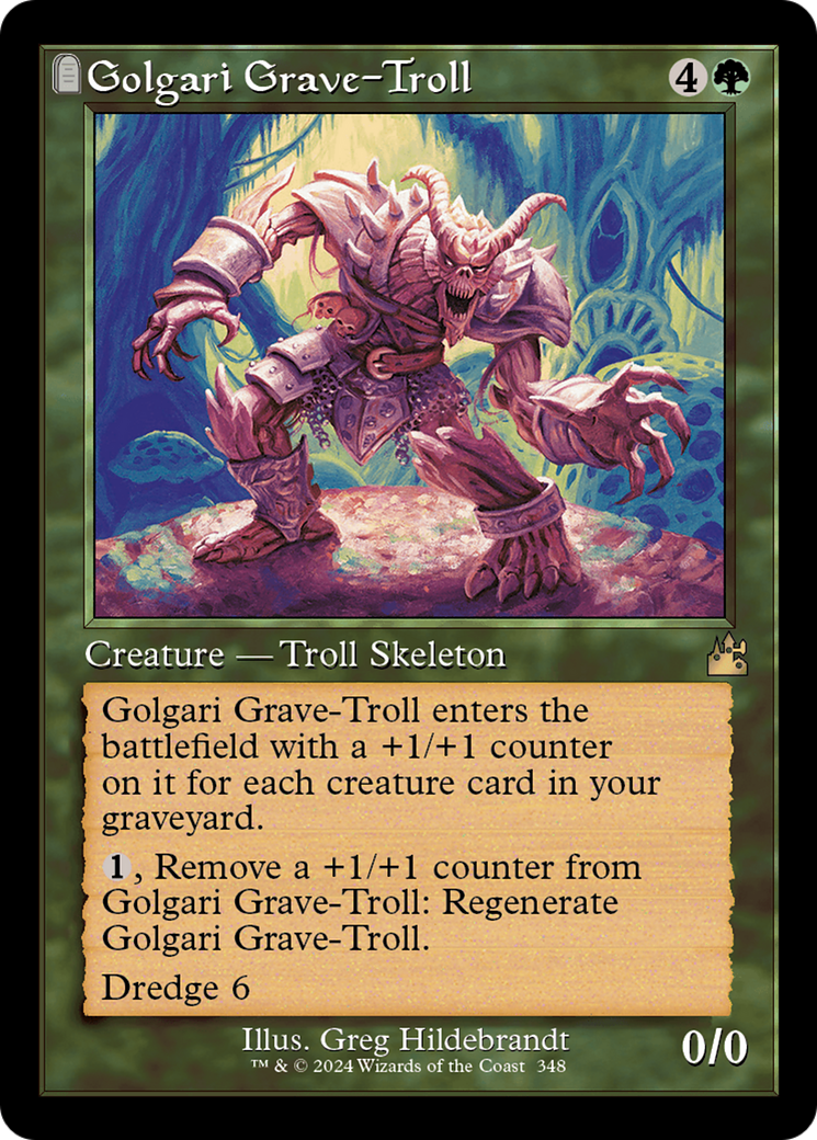 Golgari Grave-Troll (Retro Frame) [Ravnica Remastered] | Odin's Place