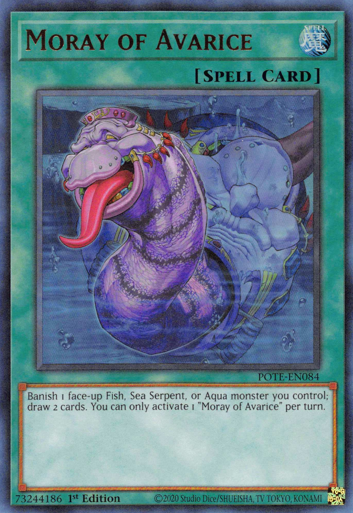 Moray of Avarice [POTE-EN084] Ultra Rare | Odin's Place
