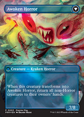 Thing in the Ice // Awoken Horror (Borderless Alternate Art) [Regional Championship Qualifiers 2023] | Odin's Place