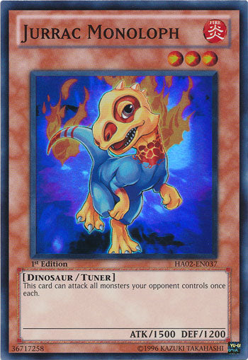 Jurrac Monoloph [HA02-EN037] Super Rare | Odin's Place