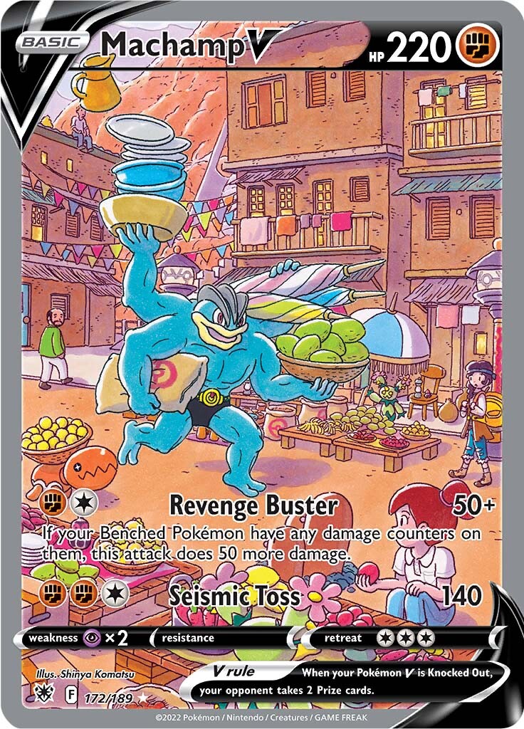 Machamp V (172/189) [Sword & Shield: Astral Radiance] | Odin's Place