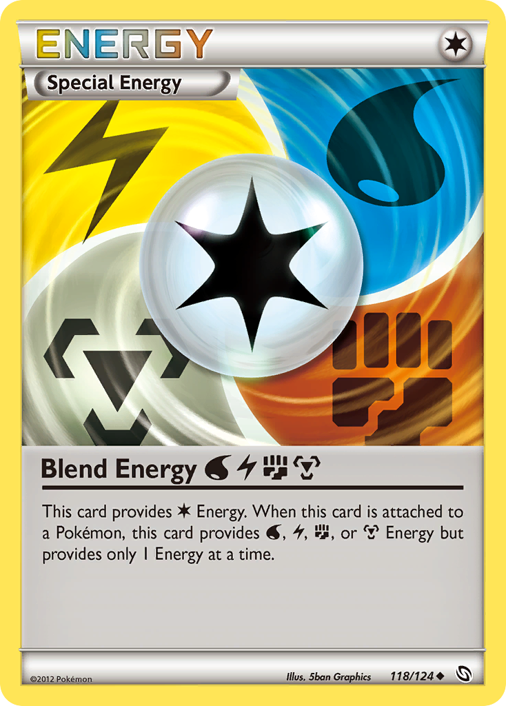 Blend Energy WaterLightningFightingMetal (118/124) [Black & White: Dragons Exalted] | Odin's Place