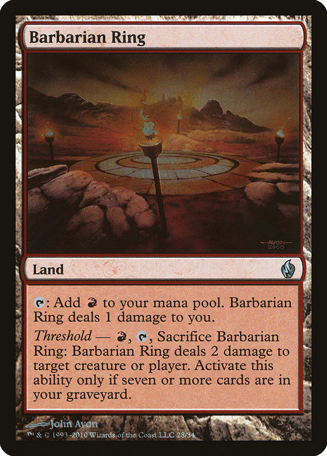 Barbarian Ring (28) [Premium Deck Series: Fire and Lightning] | Odin's Place