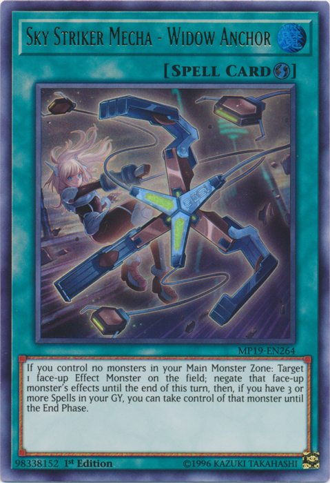 Sky Striker Mecha - Widow Anchor [MP19-EN264] Ultra Rare | Odin's Place