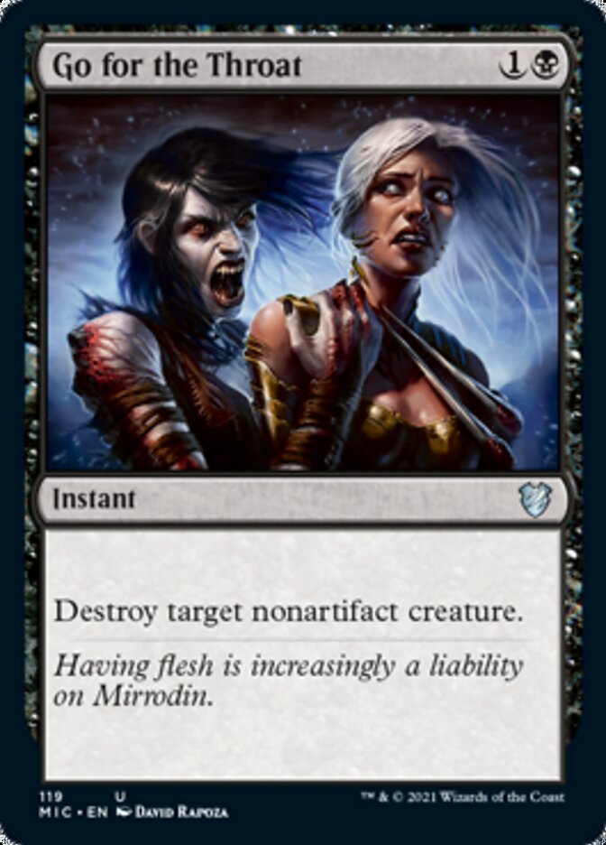 Go for the Throat [Innistrad: Midnight Hunt Commander] | Odin's Place