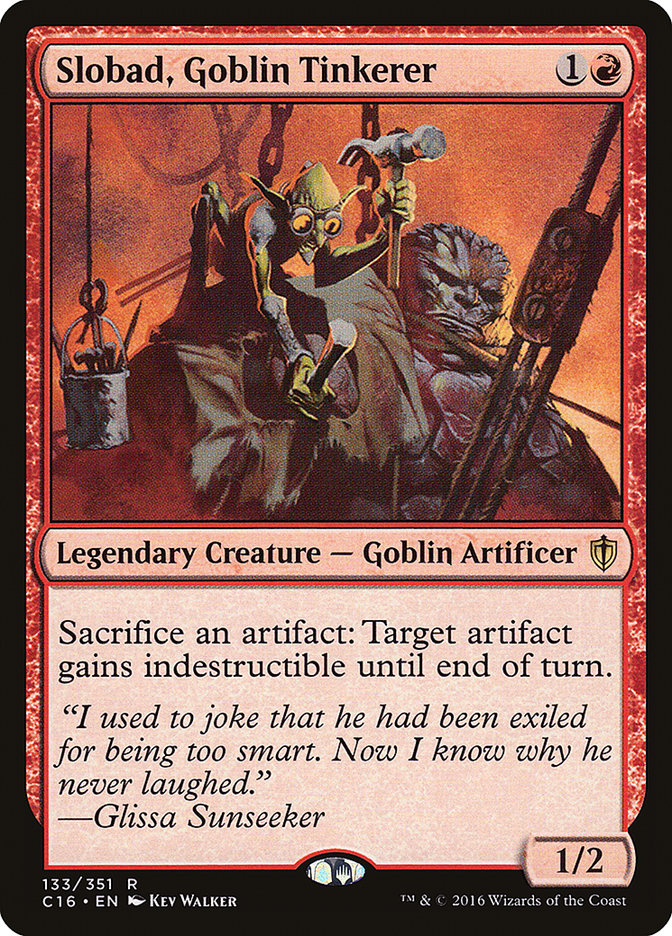 Slobad, Goblin Tinkerer (133) [Commander 2016] | Odin's Place