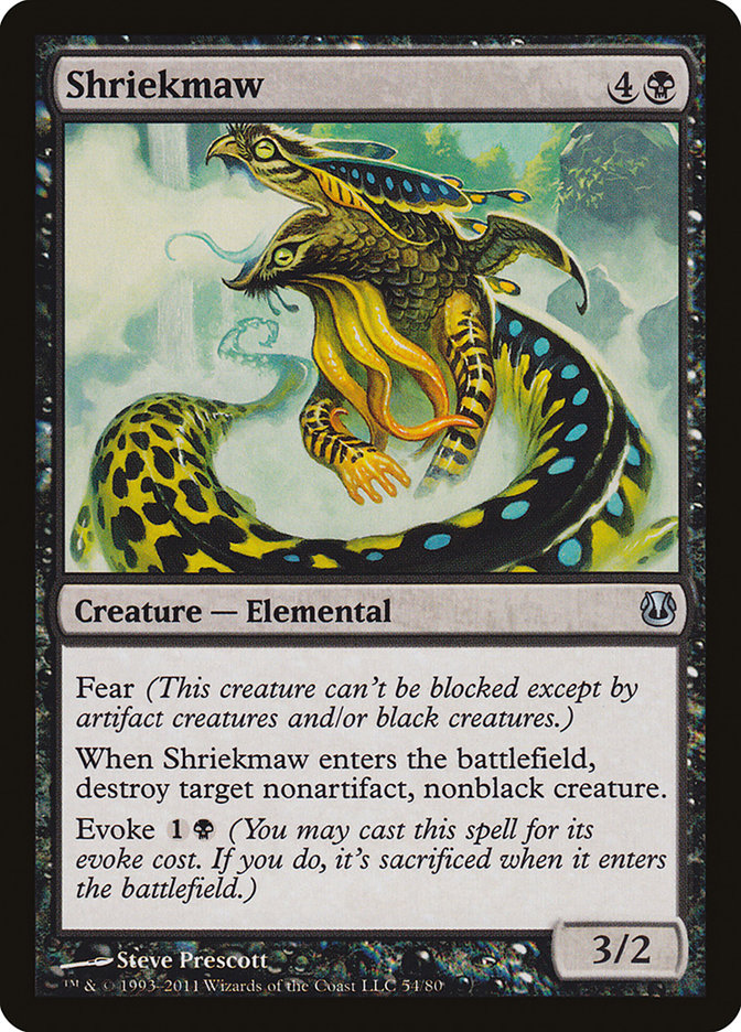 Shriekmaw (54) [Duel Decks: Ajani vs. Nicol Bolas] | Odin's Place