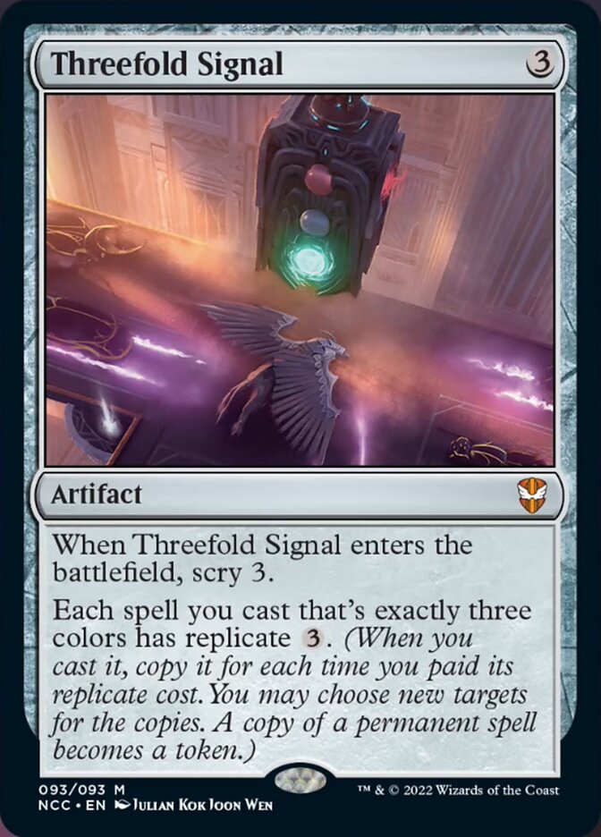 Threefold Signal [Streets of New Capenna Commander] | Odin's Place