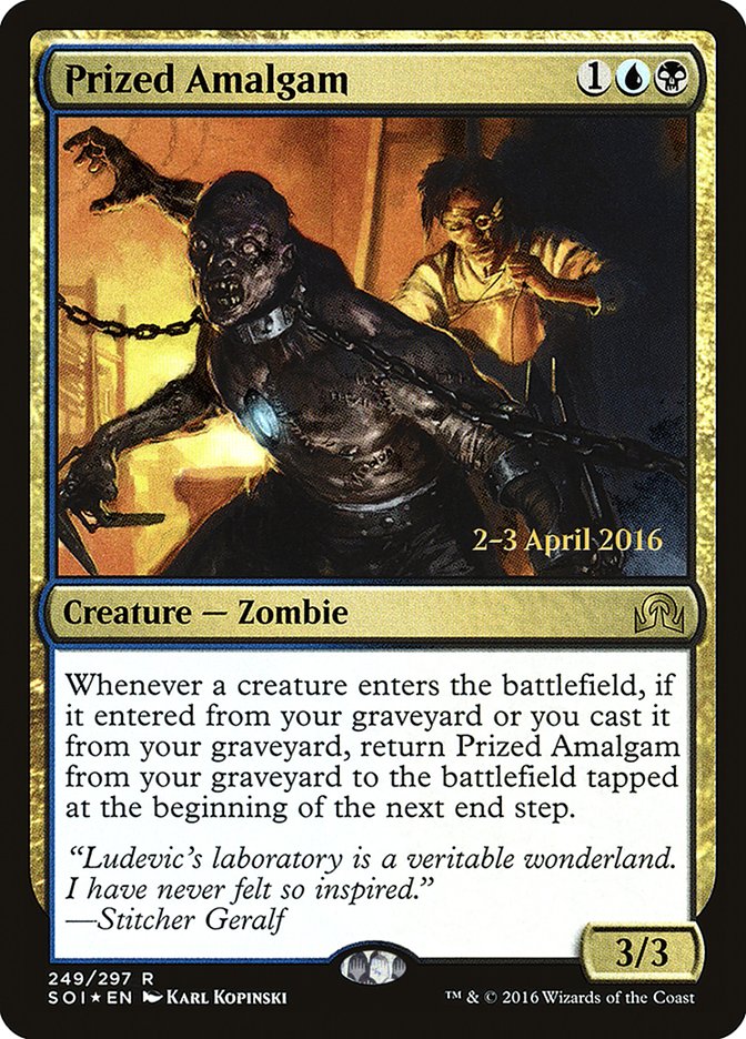Prized Amalgam (249) [Shadows over Innistrad Prerelease Promos] | Odin's Place