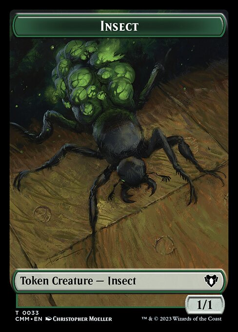 Eldrazi Spawn // Insect Double-Sided Token [Commander Masters Tokens] | Odin's Place