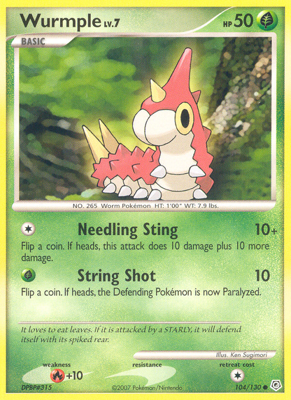 Wurmple (104/130) [Diamond & Pearl: Base Set] | Odin's Place