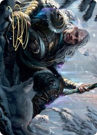 Jorn, God of Winter Art Card (Gold-Stamped Signature) [Kaldheim Art Series] | Odin's Place