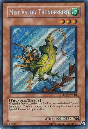 Mist Valley Thunderbird [HA01-EN004] Secret Rare | Odin's Place