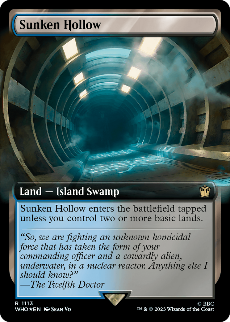 Sunken Hollow (Extended Art) (Surge Foil) [Doctor Who] | Odin's Place