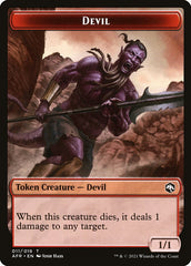 Devil // Zariel, Archduke of Avernus Emblem Double-Sided Token [Dungeons & Dragons: Adventures in the Forgotten Realms Tokens] | Odin's Place