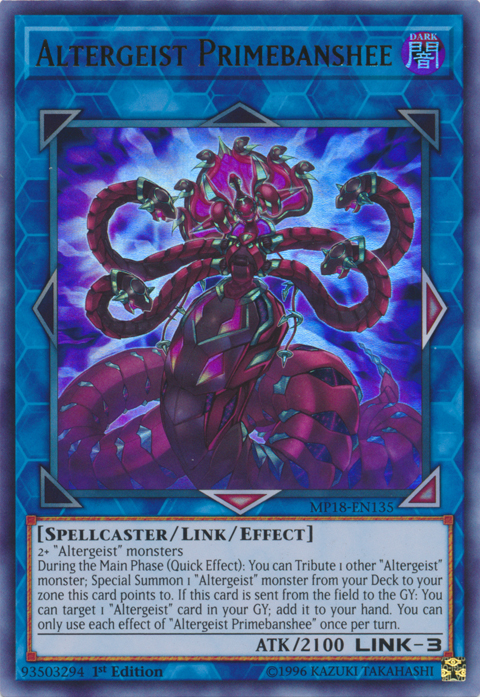 Altergeist Primebanshee [MP18-EN135] Ultra Rare | Odin's Place