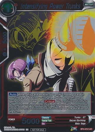 Intensifying Power Trunks (Event Pack 3 - 2019) (BT4-012_PR) [Promotion Cards] | Odin's Place