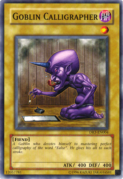 Goblin Calligrapher [DR3-EN004] Common | Odin's Place