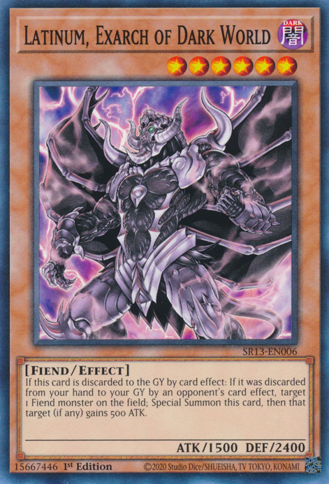 Latinum, Exarch of Dark World [SR13-EN006] Common | Odin's Place