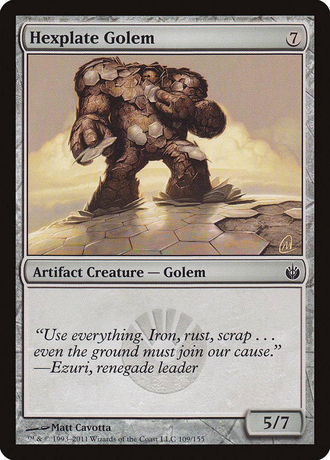 Hexplate Golem (109) [Mirrodin Besieged] | Odin's Place