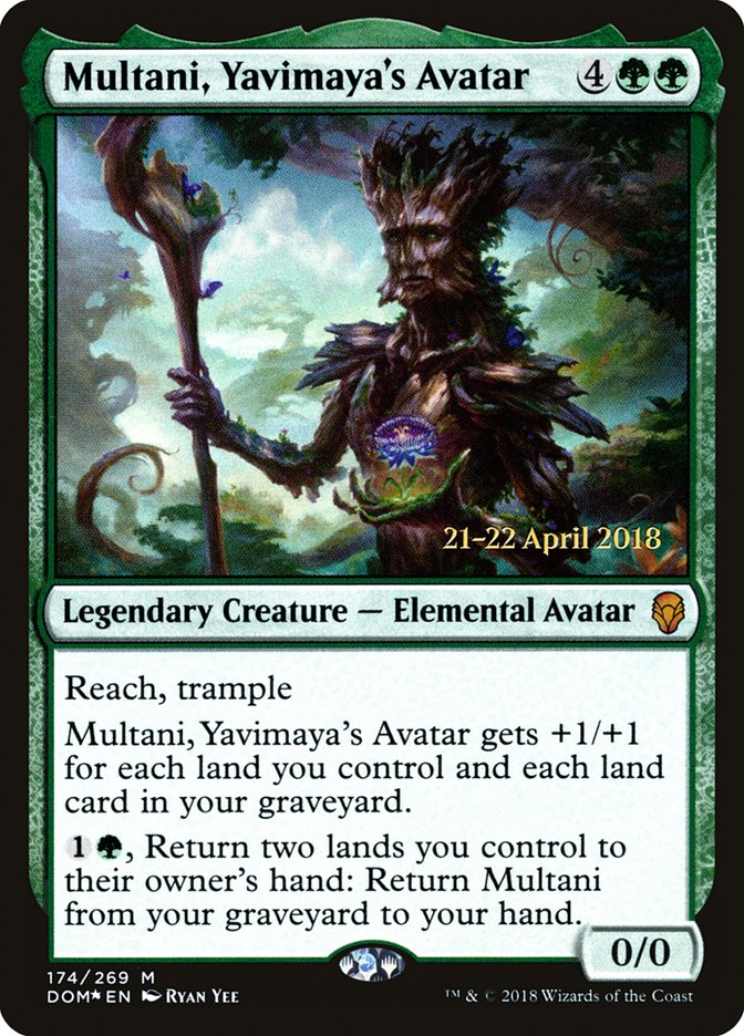 Multani, Yavimaya's Avatar (174) [Dominaria Prerelease Promos] | Odin's Place