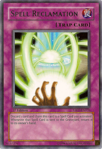 Spell Reclamation [TAEV-EN076] Rare | Odin's Place