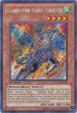 Gladiator Beast Equeste [LCGX-EN251] Secret Rare | Odin's Place