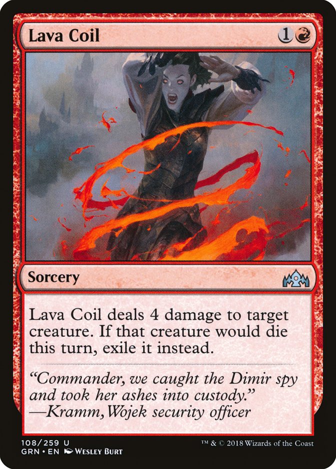 Lava Coil (108) [Guilds of Ravnica] | Odin's Place