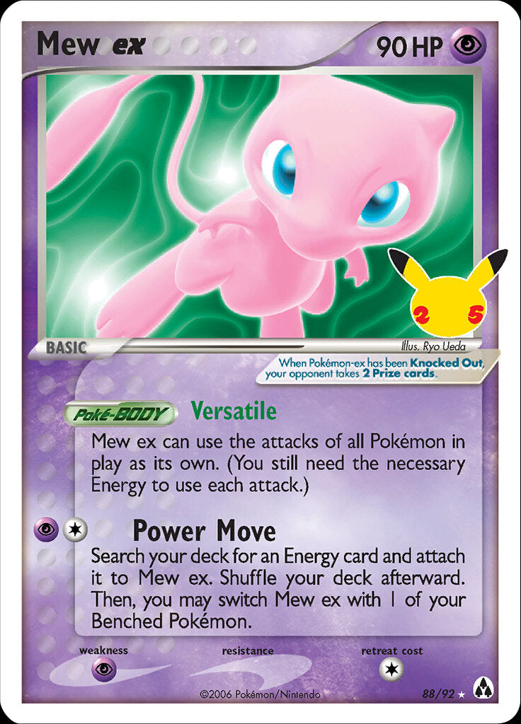 Mew ex (88/92) [Celebrations: 25th Anniversary - Classic Collection] | Odin's Place