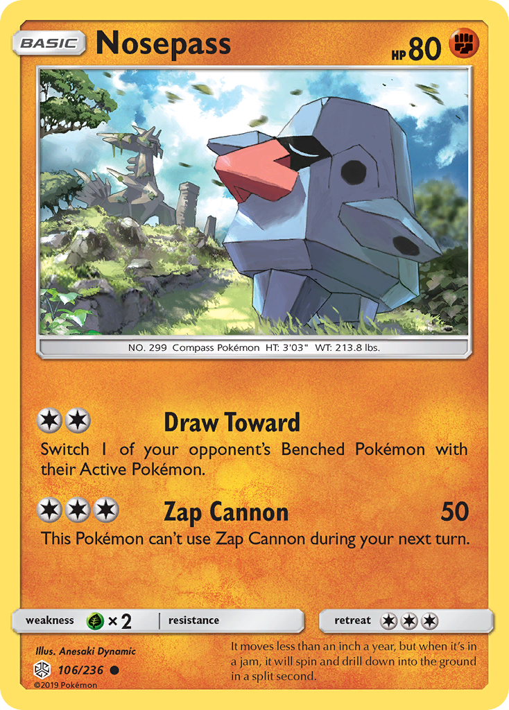 Nosepass (106/236) [Sun & Moon: Cosmic Eclipse] | Odin's Place