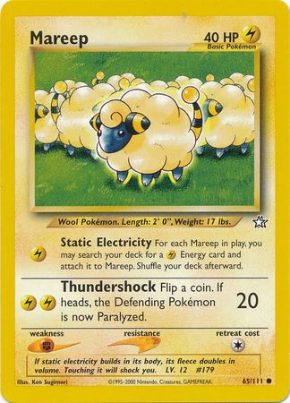 Mareep (65/111) [Neo Genesis Unlimited] | Odin's Place