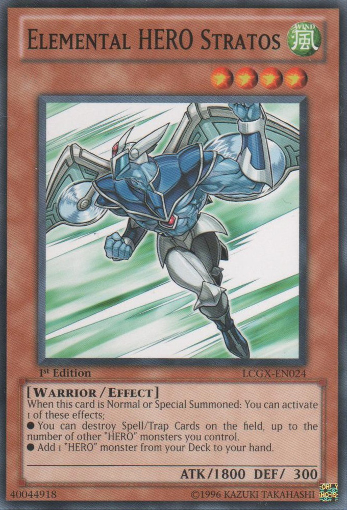 Elemental HERO Stratos [LCGX-EN024] Common | Odin's Place