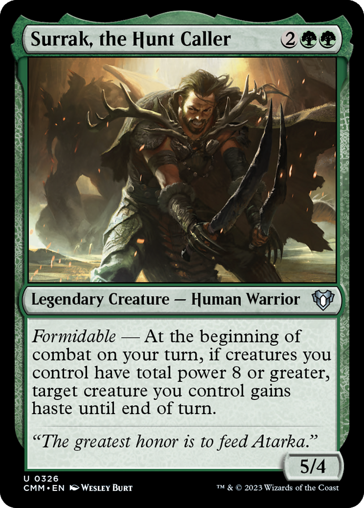 Surrak, the Hunt Caller [Commander Masters] | Odin's Place