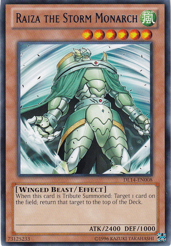 Raiza the Storm Monarch (Blue) [DL14-EN008] Rare | Odin's Place