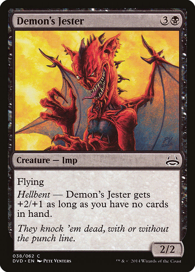 Demon's Jester (38) (Divine vs. Demonic) [Duel Decks Anthology] | Odin's Place