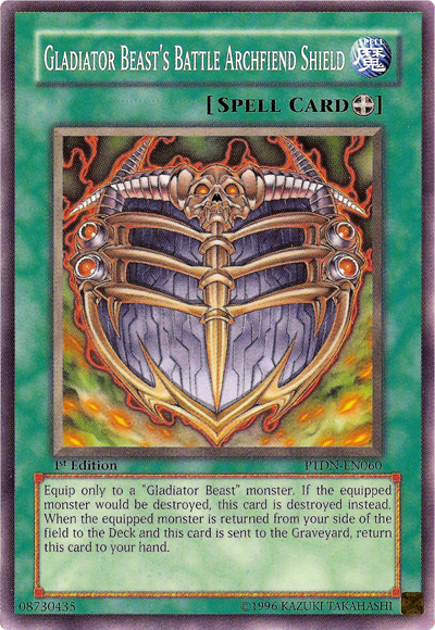 Gladiator Beast's Battle Archfiend Shield [PTDN-EN060] Common | Odin's Place