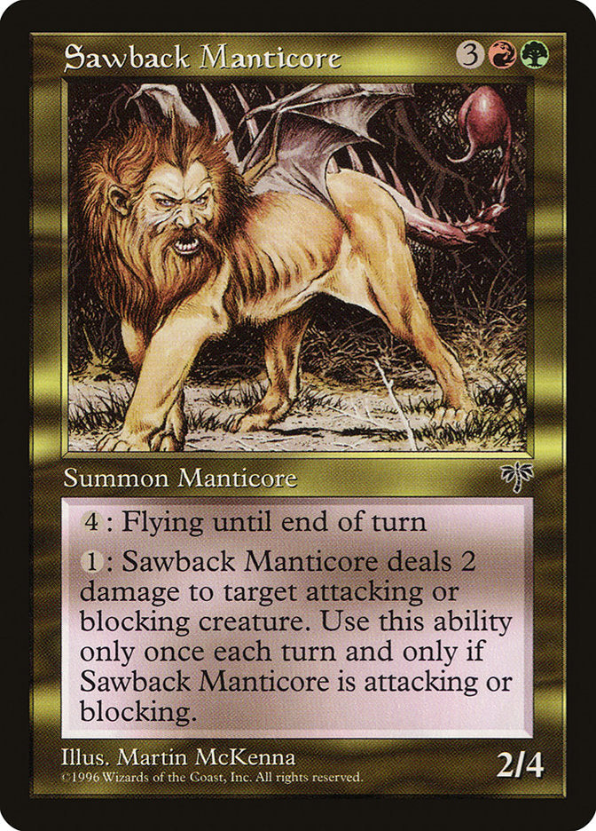 Sawback Manticore (281) [Mirage] | Odin's Place