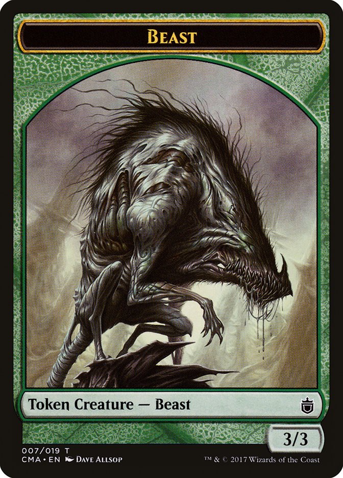Beast Token (007/019) [Commander Anthology Tokens] | Odin's Place