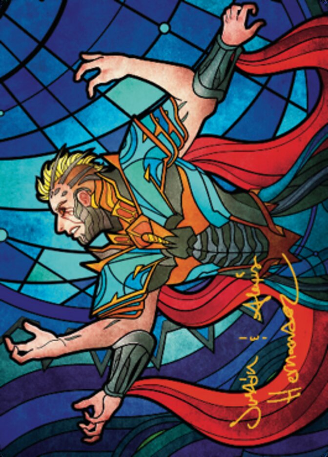 Ertai Resurrected Art Card 2 (Gold-Stamped Signature) [Dominaria United Art Series] | Odin's Place
