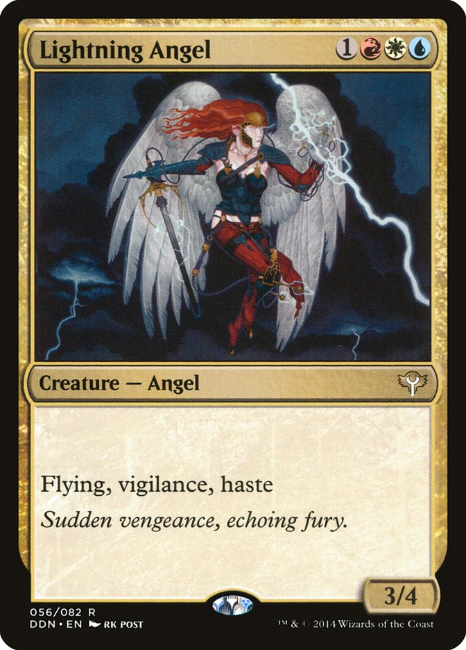 Lightning Angel (56) [Duel Decks: Speed vs. Cunning] | Odin's Place