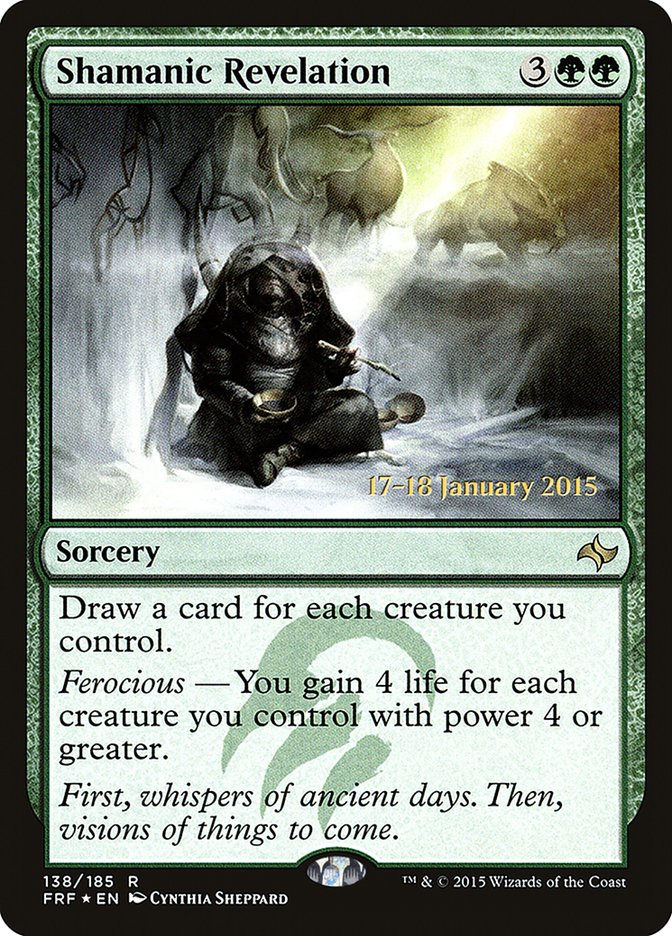 Shamanic Revelation (138) [Fate Reforged Prerelease Promos] | Odin's Place